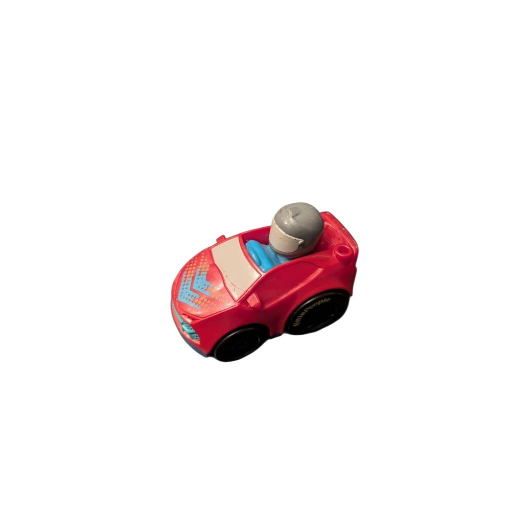 Fisher Price Little People Hot Wheels Wheelies Red Race Stunt Car GMJ20 2019